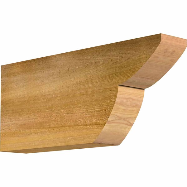 Ekena Millwork Crestline Rough Sawn Rafter Tail, Western Red Cedar, 4"W x 10"H x 24"L RFT04X10X24CRE00RWR - main